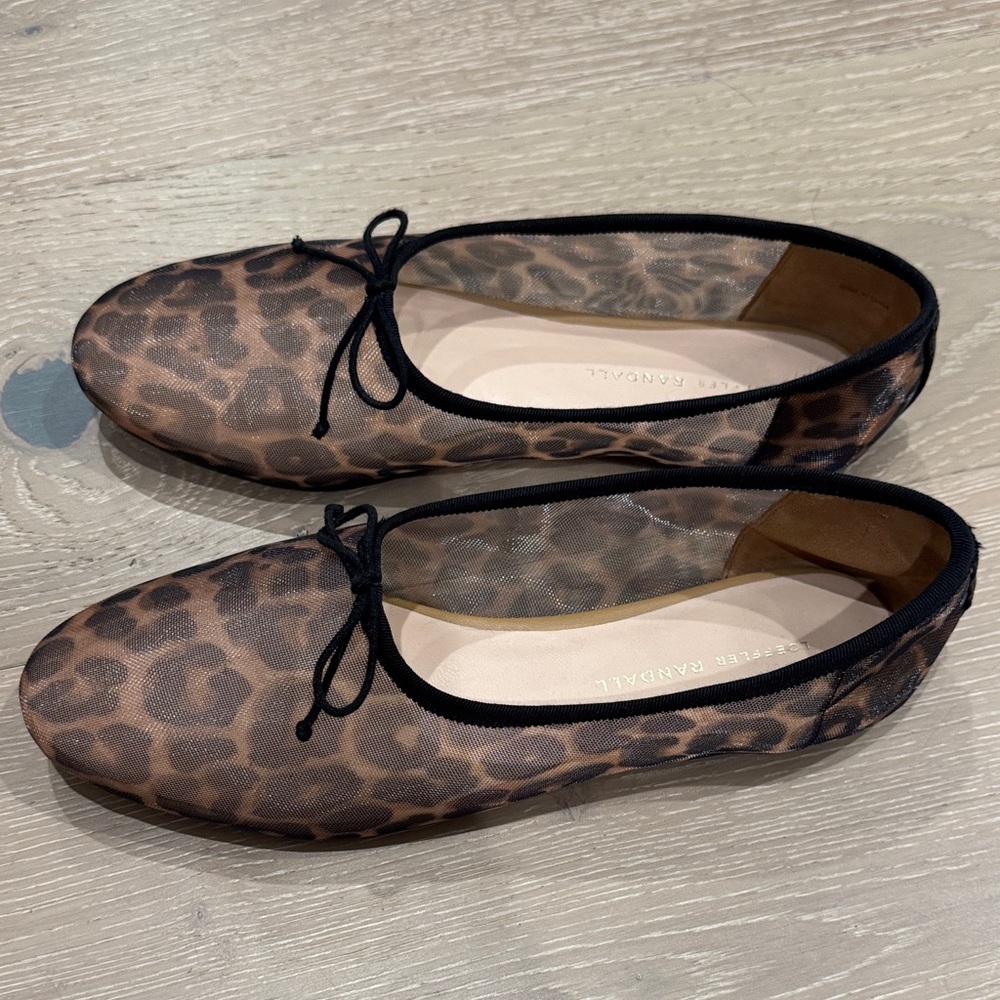 Loeffler Randall Leopard Print Ballet Flats - Women